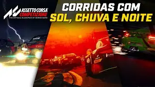 Corrida Multiplayer com SOL, CHUVA e NOITE - ACC Vitor Genz