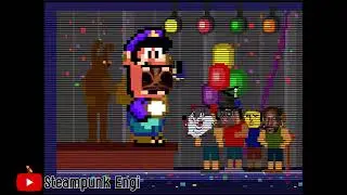 Mario behind the Slaughter [the living tombstone FNAF2 x Super Mario World Athletic Theme]