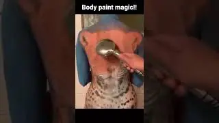 Body paint magic!.