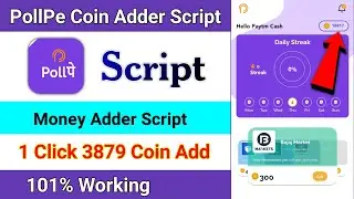 PollPe App Payment Proof || Poll Pe Coin Adder Script || PollPe Refer Bypass Trick ||