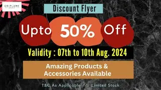 SALE • UPTO 50% Off • 7th.-10th. August 2024 • Lipsticks • Nail Paints • Perfume • Accessories