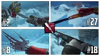 EVERY Killer Weapon Cooldown Animation RANKED! (Dead by Daylight)
