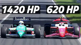 Can The MOST POWERFUL F1 Car Beat An F2 Car At MONZA?