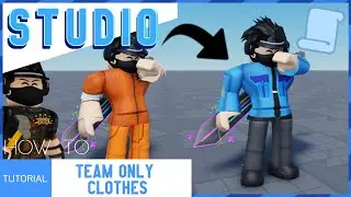 ROBLOX STUDIO | How to make Team Only Clothes (With Team Changer!) [Easy!]