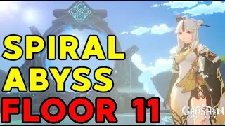 Genshin Impact - Just Ningguang And The Gang Doing Abyss Floor 11 (With Team Gears and Stats Update)