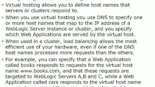 Configuring Web Server Functionality for WebLogic Server