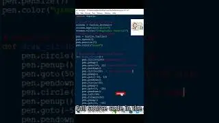 Drawing Beautiful Emoji in  Python Turtle with Full Source Code# Python # turtle # graphic # emoji