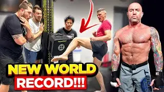 WE BEAT JOE ROGAN'S KICK POWER WORLD RECORD!