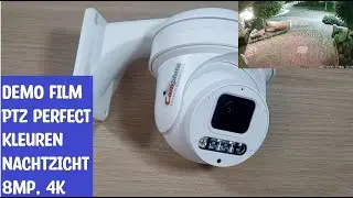 Demo: bestuurbare 8MP 4K beveiligingscamera met opnamekaart (ontwikkeld door Dirk)