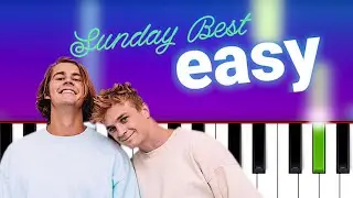 Surfaces - Sunday Best (100% EASY PIANO TUTORIAL)