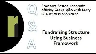 Fundraising Structure Using Business Framework