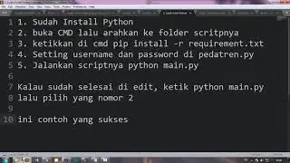 Update Nomor Induk PEDATREN