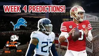 2021 NFL WEEK 4 PREDICTIONS