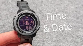 How to Set Time & Date on Sanda 2145 Watch