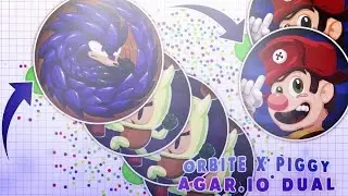 AGAR.IO DUAL EDIT | Orbite x Piggy | :O #Widow4k
