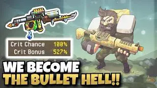 NEW BOSS Evaporated by Perfect Crit Bullet Hell Build! | NIMRODS: GunCraft Survivor