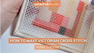 How to make Needlepoint Victorian Cross-Stitch