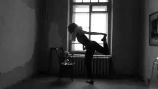 клоун ч/б