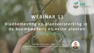 Bladbemesting en plantversterking in boomkwekerij en vaste planten