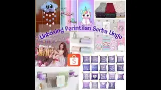 Unboxing Perintilan Serba Ungu || Pajangan Ungu || Sarban Ungu || Ditempat Handuk ungu ||ungulovers