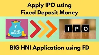 Apply IPO in BIG HNI using Fixed Deposit |  Bajaj Housing Finance IPO | #ipo  #smeipo