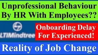 Reality of IT Job Change! HR Unprofessional Behavior Before Joining Date  #tcs #wipro #ltimindtree
