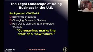 Venture Outfitter The Legal Landscape of Doing Business with the US with Bill Hulsey