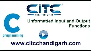 Tutorial video on Unformatted Input and Output Function in C language