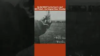 The Original Steer Wrestler #insightsinbiography #cowboy #history