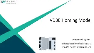 VD3E Series Training: 5 Homing Mode