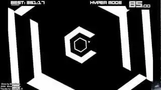 The Godlier Run - Hyper Hexagonest 549 seconds - Super Hexagon