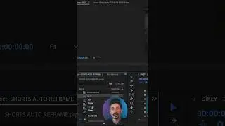 YATAY VİDEOLARI OTOMATİK DİKEYE DÖNÜŞTÜRME | Premiere Pro #shorts