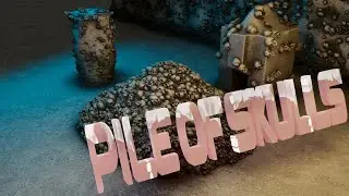 How to make a Pile of Skulls in Blender | Geometry Nodes Tutorial