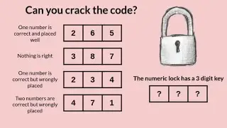 CRACK THE CODE PUZZLE | Can you Crack this 3 Digit Number Lock's Code?