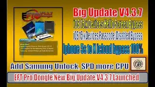 EFT Pro dongle new Big update v4.3.7 | EFT Pro latest setup 2022 | TECH City