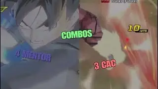 3 CAC and 4 MENTOR COMBOS |Dragon Ball Xenoverse 2