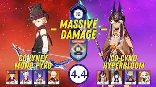 C0 Lyney Mono Pyro & C0 Cyno Hyperbloom - Spiral Abyss 4.4