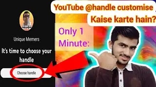 YouTube channel handle kaise banaye | Youtube custom url | YouTube new update@UsmanDigital
