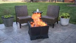 Square Peak Smokeless Patio Fire Pit