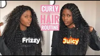 HOW TO REVIVE CURLY WEAVE TO FLAWLESS CURLS | BASIC