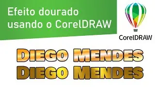 Efeito ouro ou dourado no texto usando CorelDRAW