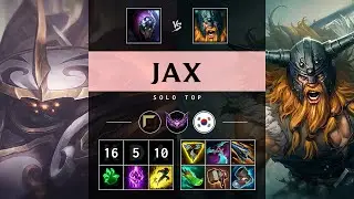 Jax Top vs Olaf: Dominating - KR Master Patch 14.16