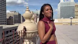 Nyomi - Fake Love ft. Christionne Rooftop Performance 