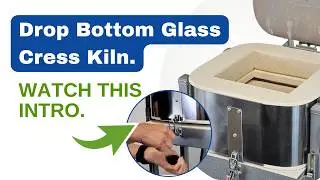 The GK1 6.8L Drop Bottom Glass Kiln by Cress