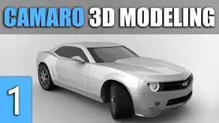 Chevrolet Camaro 2010 | Autodesk Maya Modeling | Part 1 | 3D Automotive | Luxion Keyshot Rendering