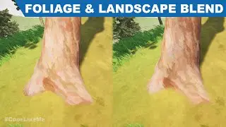 Unreal Blending Foliage Meshes With Landscape - UE4 Tutorials 