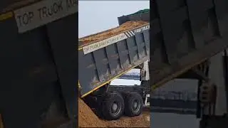 выгружаем песок на Faw