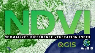 Normalized Difference Vegetation Index | NDVI in QGIS & ArcMap