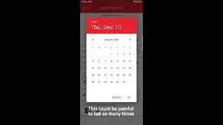 Not so intuitive Date Picker UI Components: Box8
