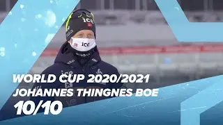 Johannes Thingnes Boe 10/10